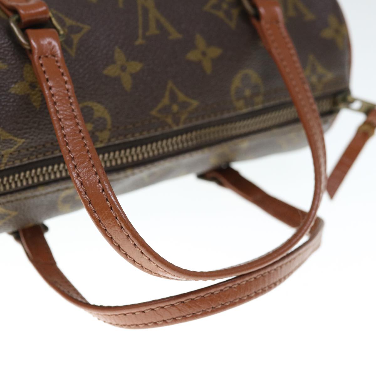 LOUIS VUITTON Monogram Papillon 19 Hand Bag M51389 LV Auth 65652