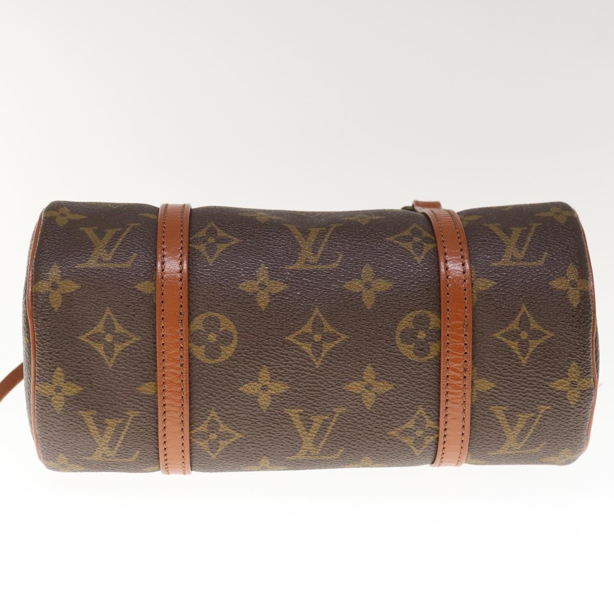 LOUIS VUITTON Monogram Papillon 19 Hand Bag M51389 LV Auth 65652