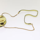 Chloe Pixy Hand Bag Suede Leather 2way Yellow Auth 65664V-15