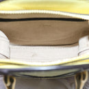 Chloe Pixy Hand Bag Suede Leather 2way Yellow Auth 65664V-10