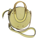 Chloe Pixy Hand Bag Suede Leather 2way Yellow Auth 65664V-1