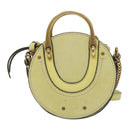 Chloe Pixy Hand Bag Suede Leather 2way Yellow Auth 65664V-13