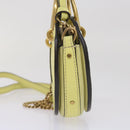 Chloe Pixy Hand Bag Suede Leather 2way Yellow Auth 65664V-5