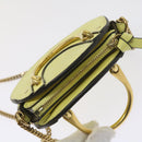 Chloe Pixy Hand Bag Suede Leather 2way Yellow Auth 65664V-7