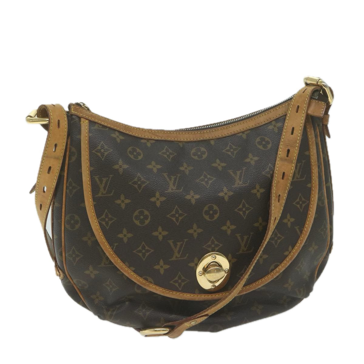 LOUIS VUITTON Monogram Tolum GM Shoulder Bag M40075 LV Auth 65666