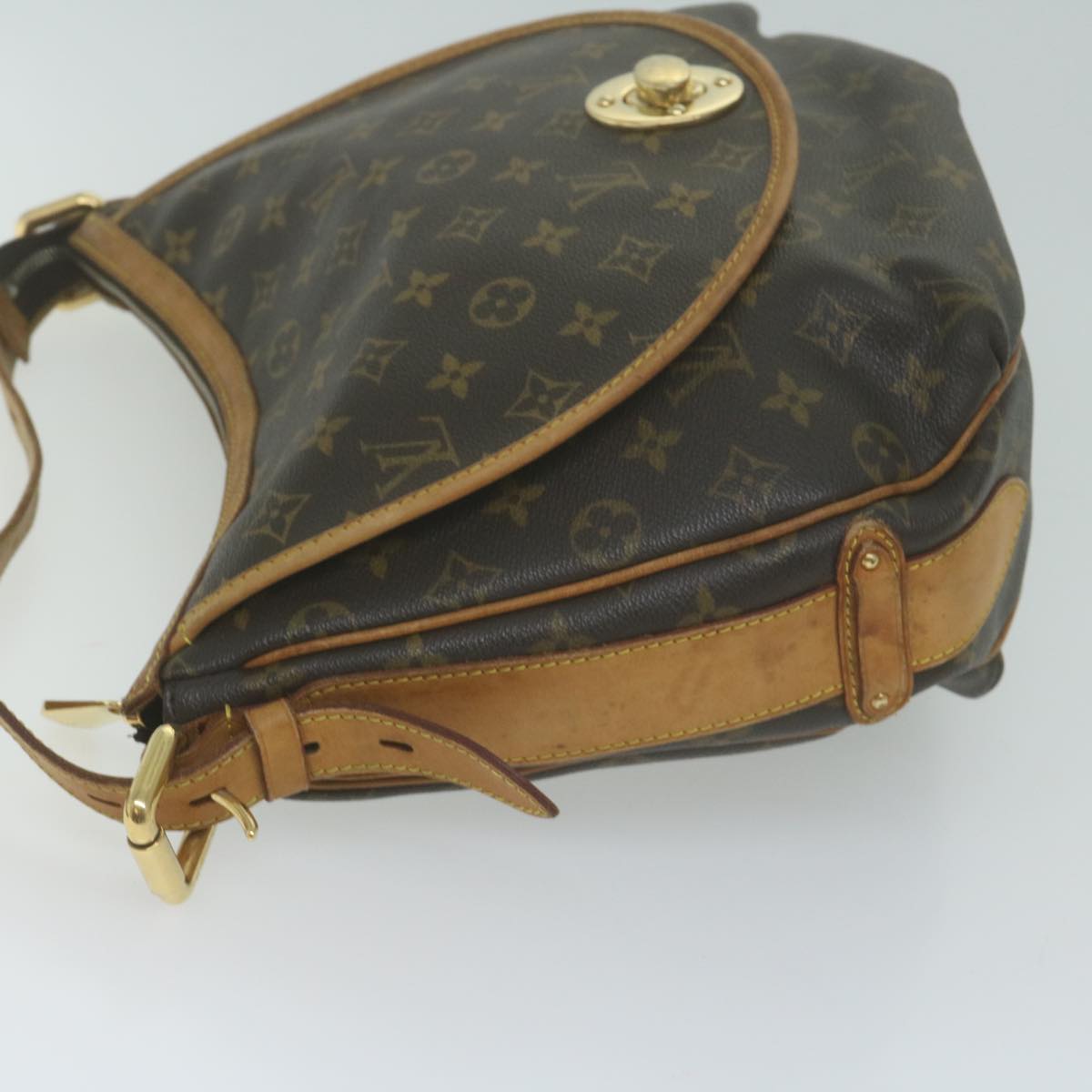 LOUIS VUITTON Monogram Tolum GM Shoulder Bag M40075 LV Auth 65666