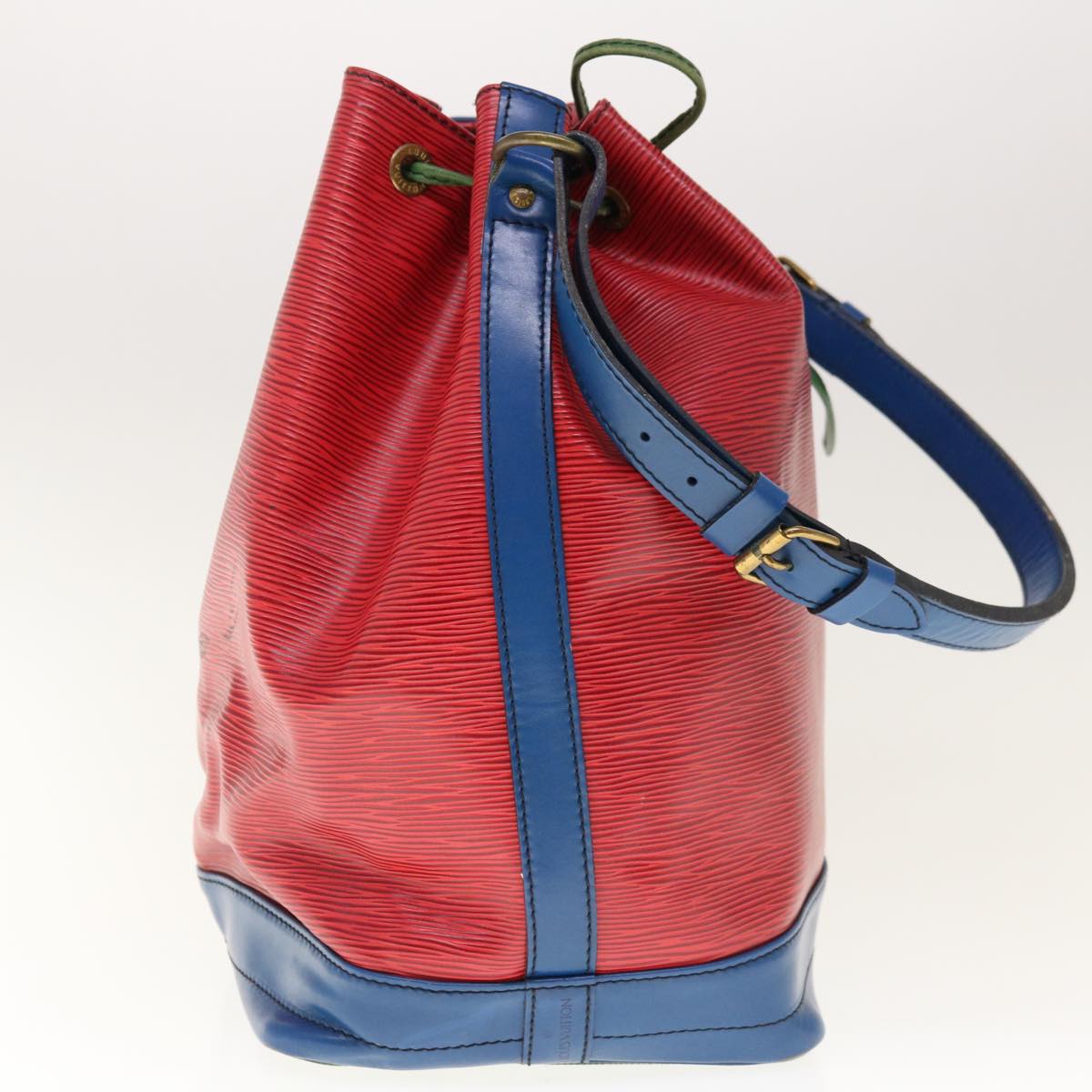 LOUIS VUITTON Epi Toriko Color Noe ShoulderBag Red Blue Green M44084 Auth 65676