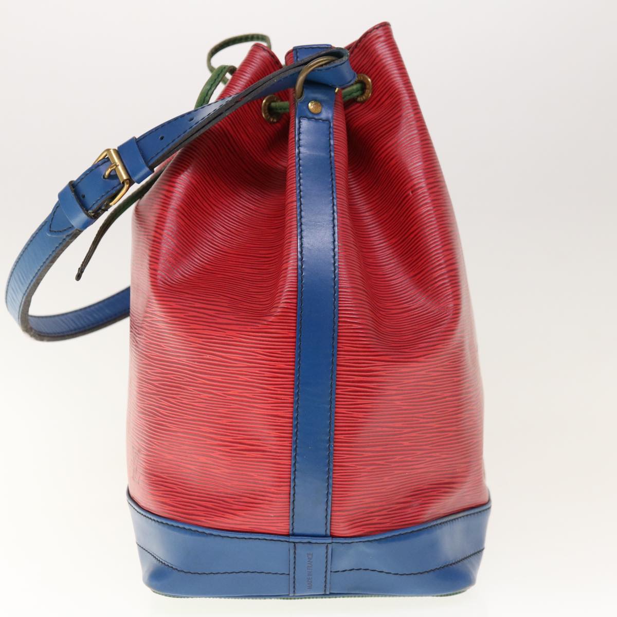 LOUIS VUITTON Epi Toriko Color Noe ShoulderBag Red Blue Green M44084 Auth 65676