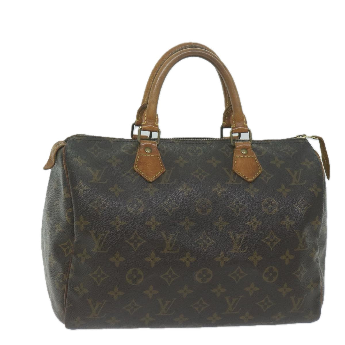 LOUIS VUITTON Monogram Speedy 30 Hand Bag M41526 LV Auth 65684