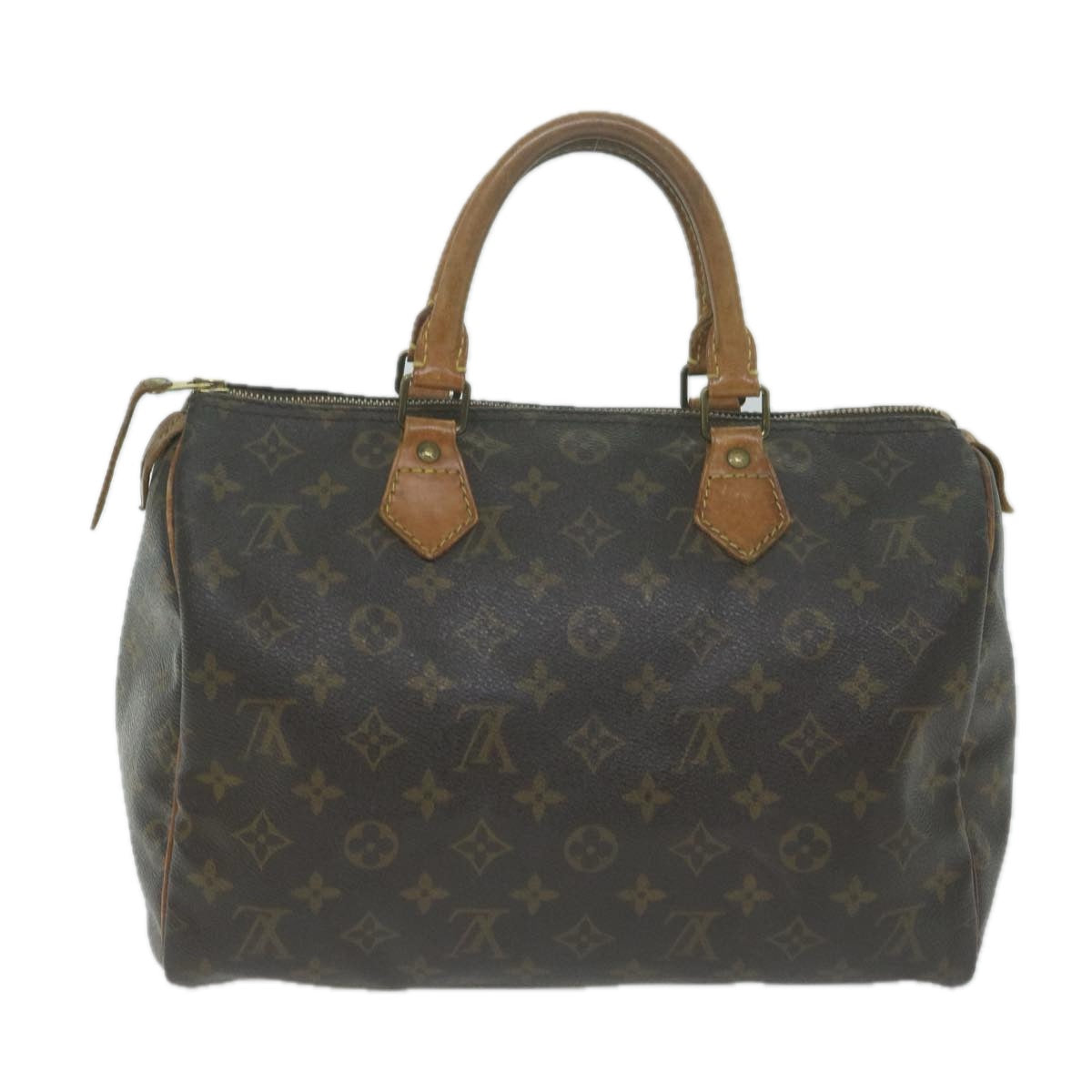 LOUIS VUITTON Monogram Speedy 30 Hand Bag M41526 LV Auth 65684