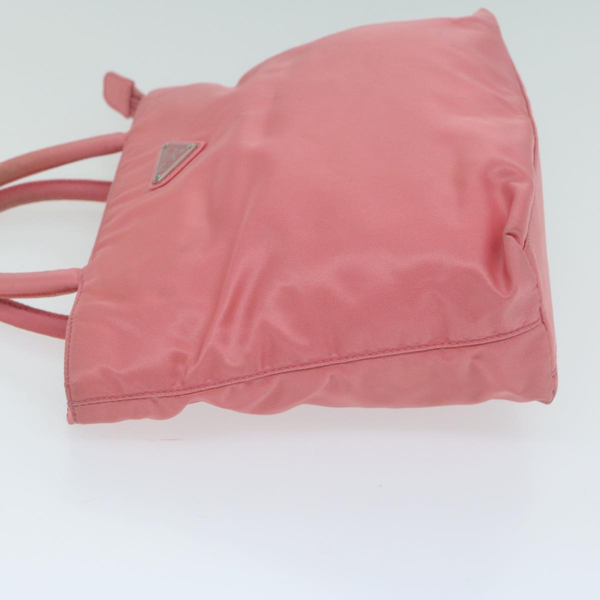 PRADA Hand Bag Nylon Pink Auth 65697
