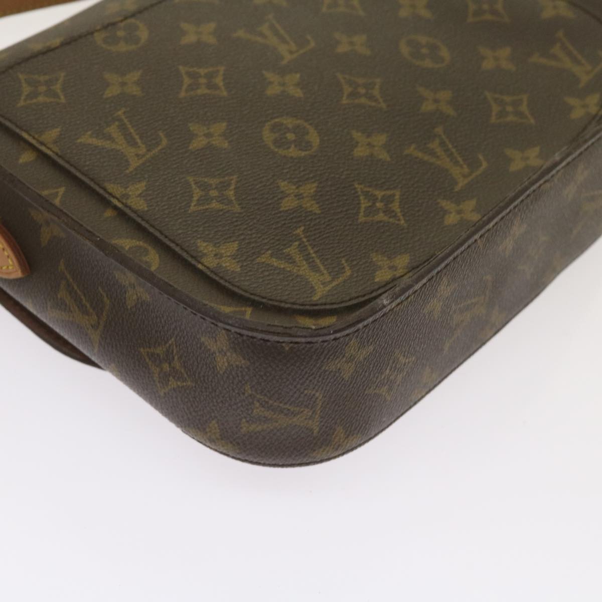 LOUIS VUITTON Monogram Saint Cloud GM Shoulder Bag M51242 LV Auth 65733