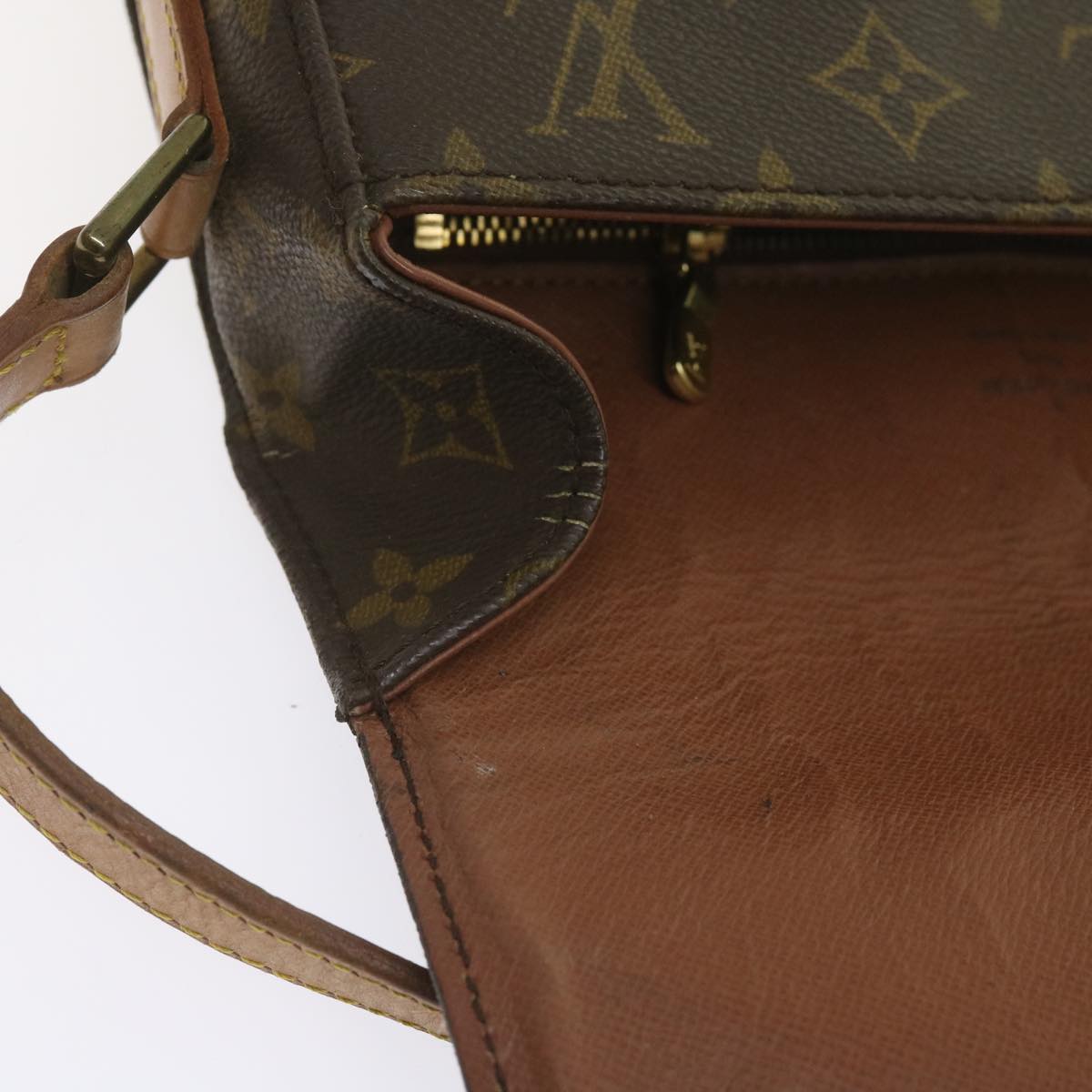 LOUIS VUITTON Monogram Saint Cloud GM Shoulder Bag M51242 LV Auth 65733