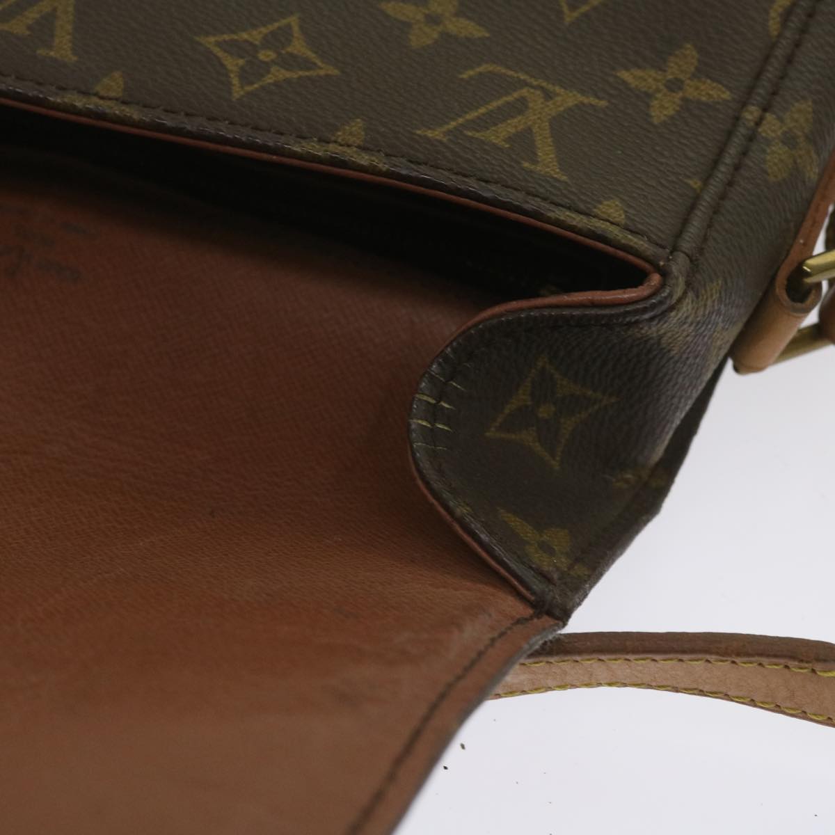 LOUIS VUITTON Monogram Saint Cloud GM Shoulder Bag M51242 LV Auth 65733