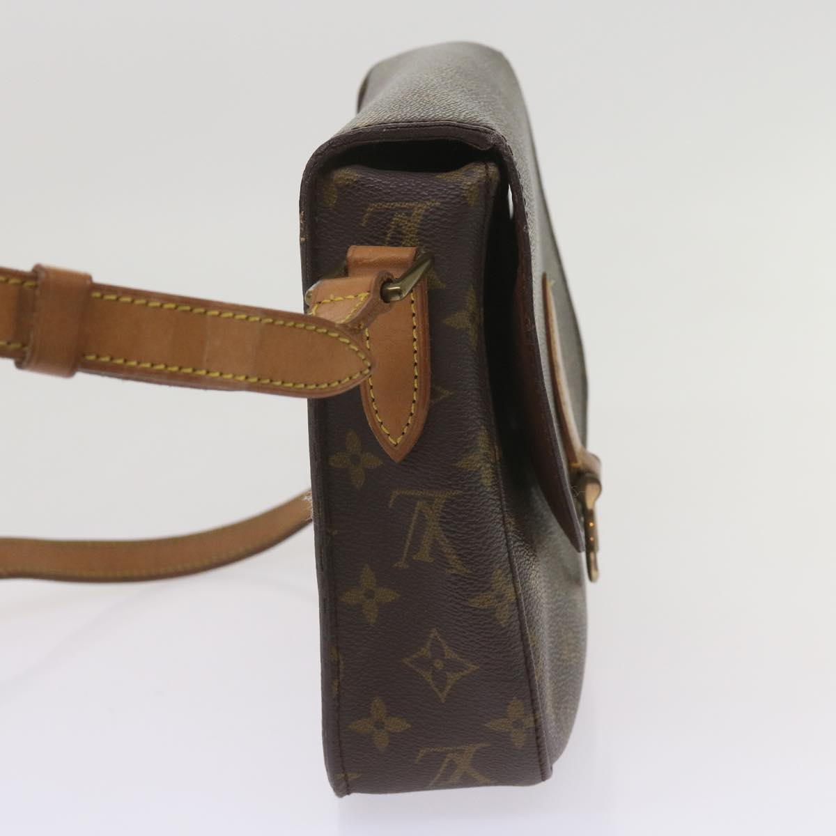 LOUIS VUITTON Monogram Saint Cloud GM Shoulder Bag M51242 LV Auth 65733