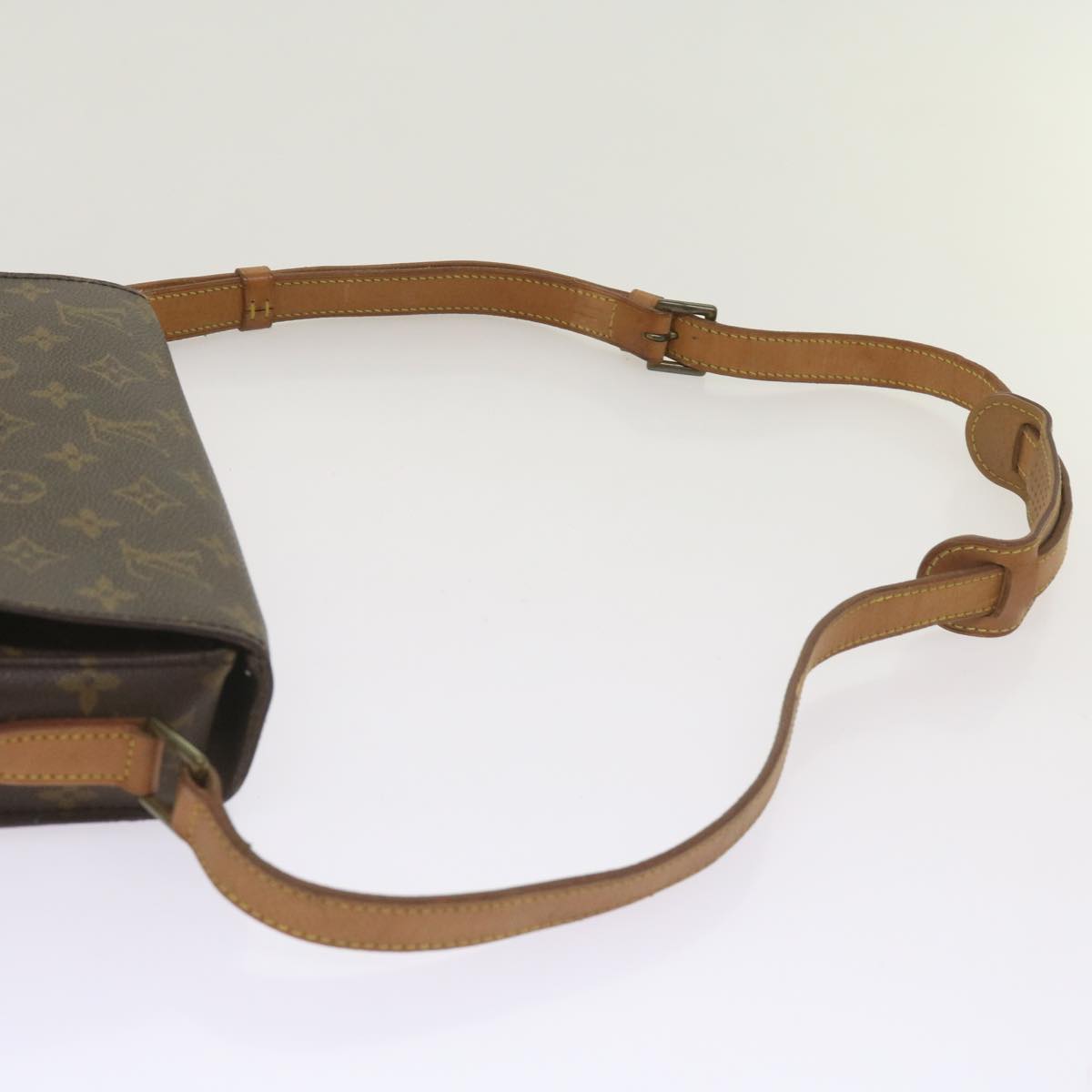 LOUIS VUITTON Monogram Saint Cloud GM Shoulder Bag M51242 LV Auth 65733