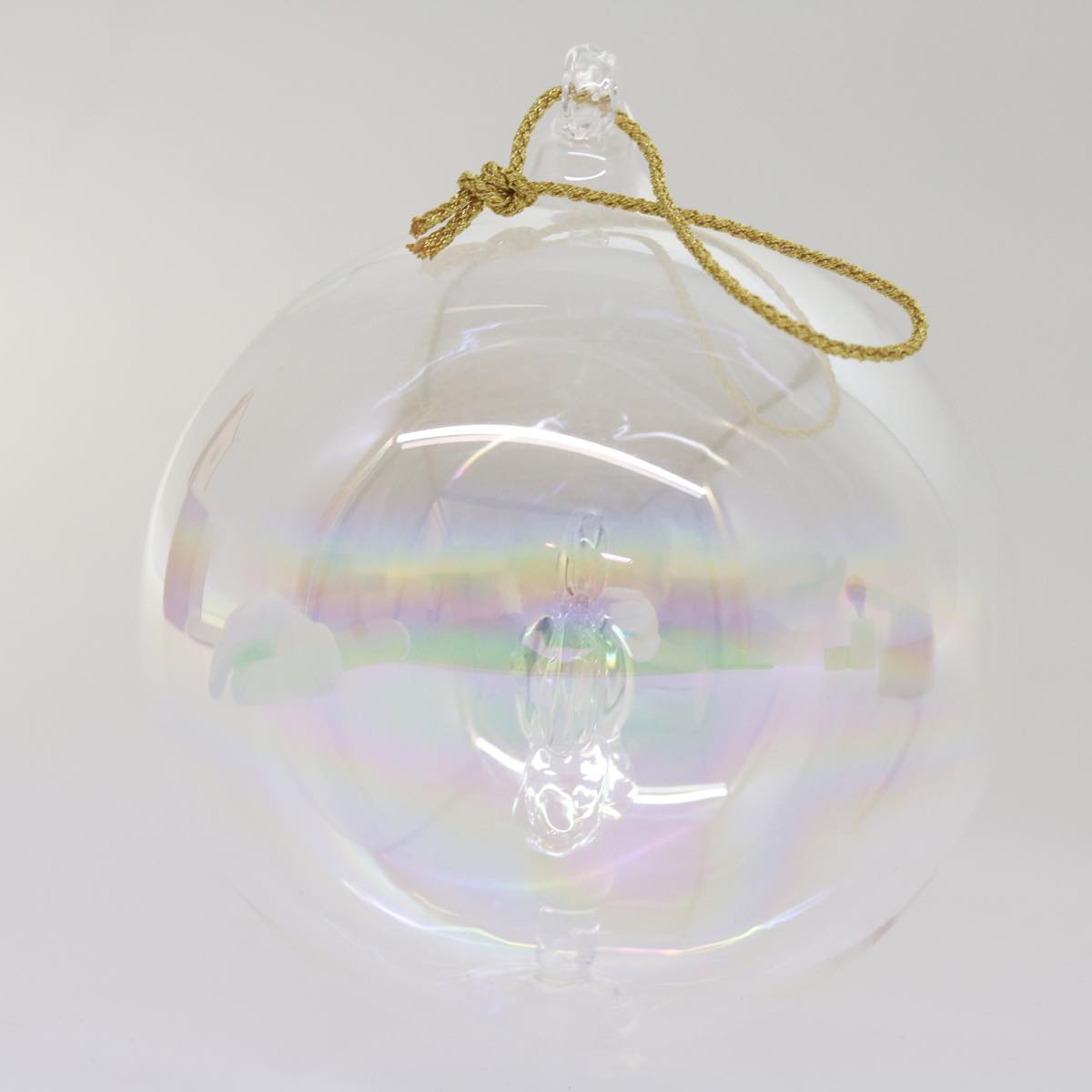 LOUIS VUITTON Vivienne Ornament Glass Object Glass Clear LV Auth 65734A