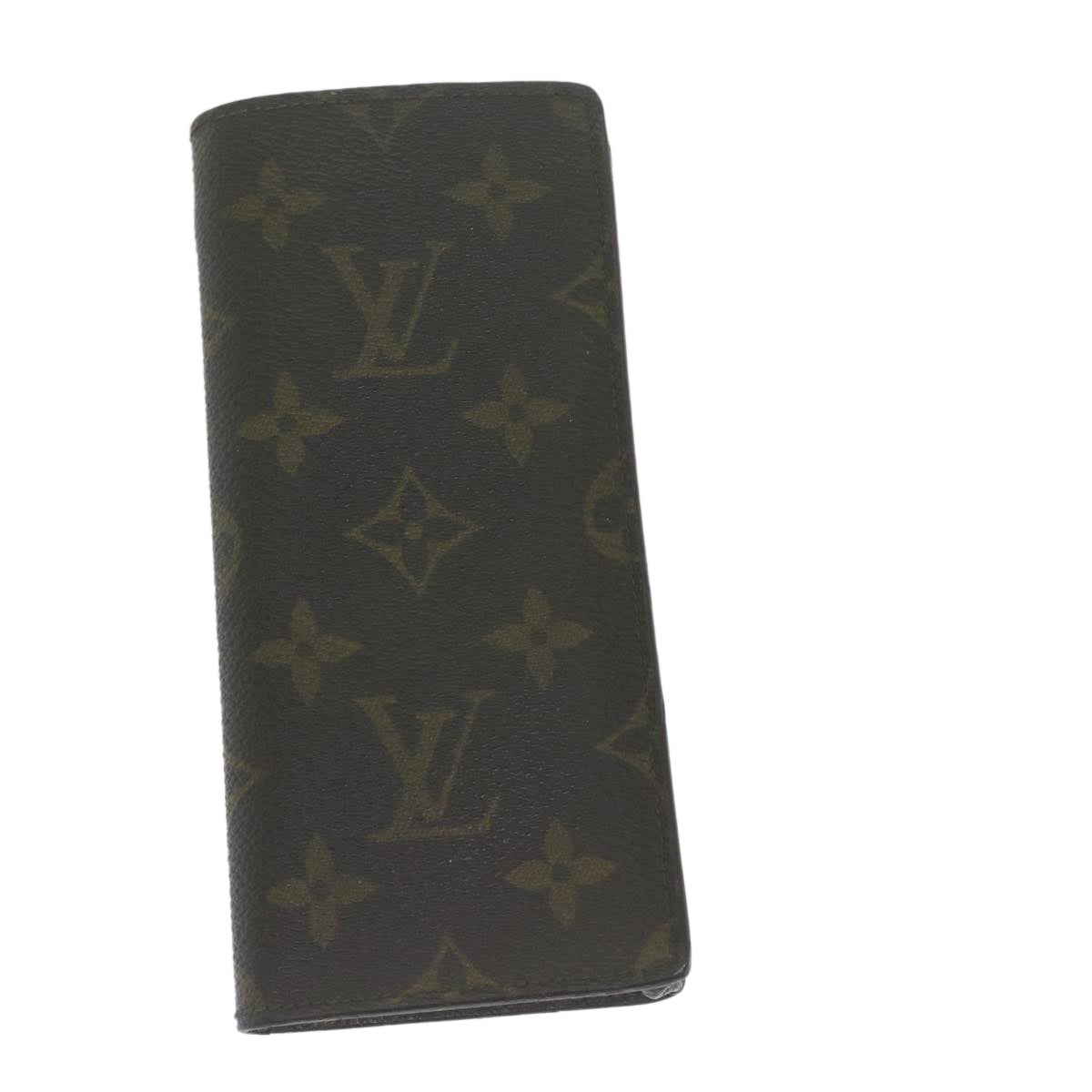 LOUIS VUITTON Monogram Etui Lunette Simple Glasses Case M62962 LV Auth 65771