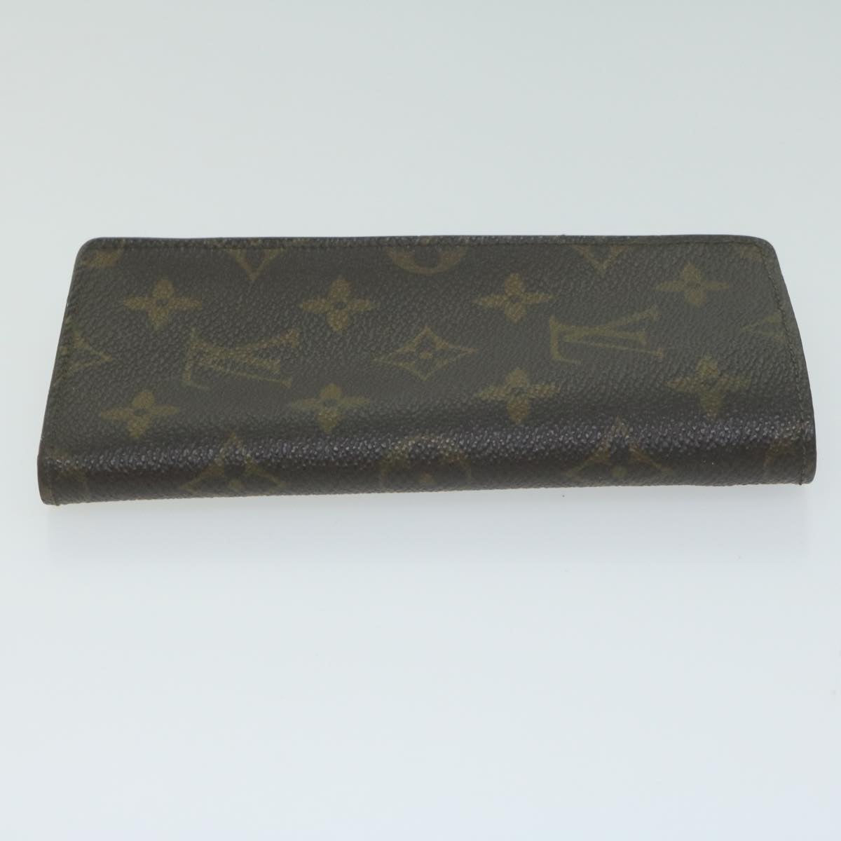 LOUIS VUITTON Monogram Etui Lunette Simple Glasses Case M62962 LV Auth 65771