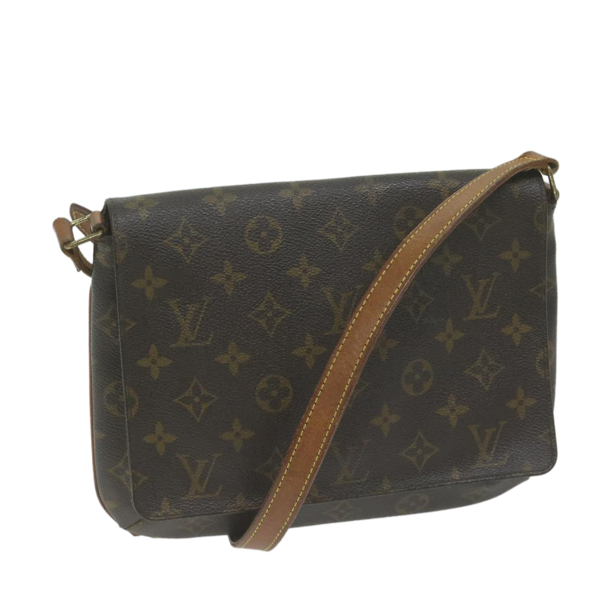 LOUIS VUITTON Monogram Musette Tango Short Strap Shoulder Bag M51257 Auth 65813