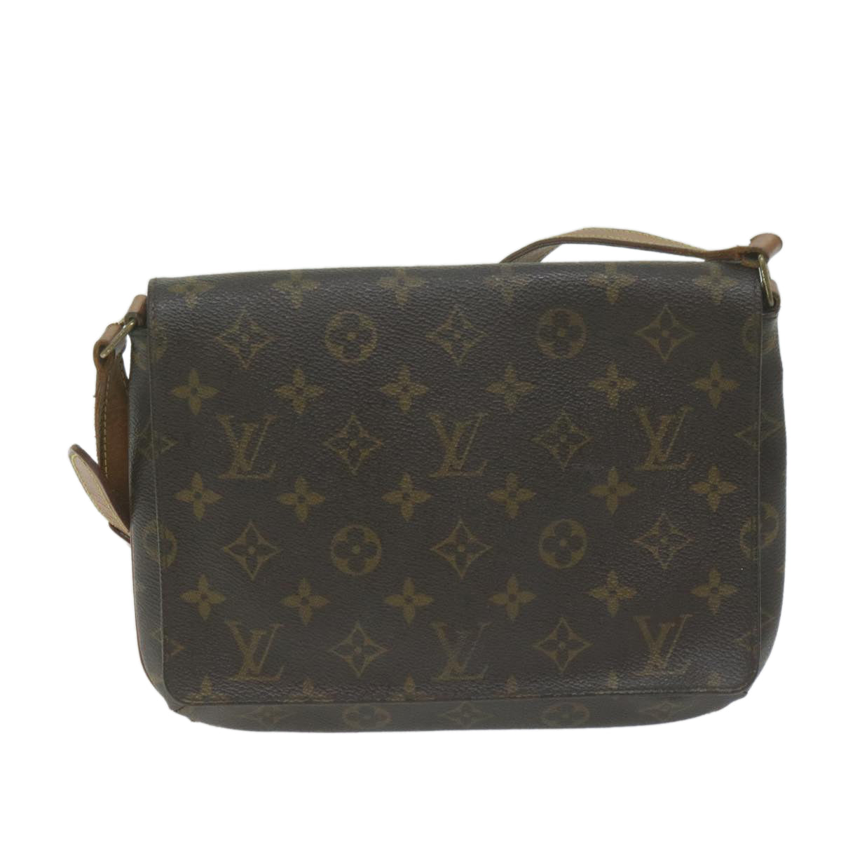 LOUIS VUITTON Monogram Musette Tango Short Strap Shoulder Bag M51257 Auth 65813