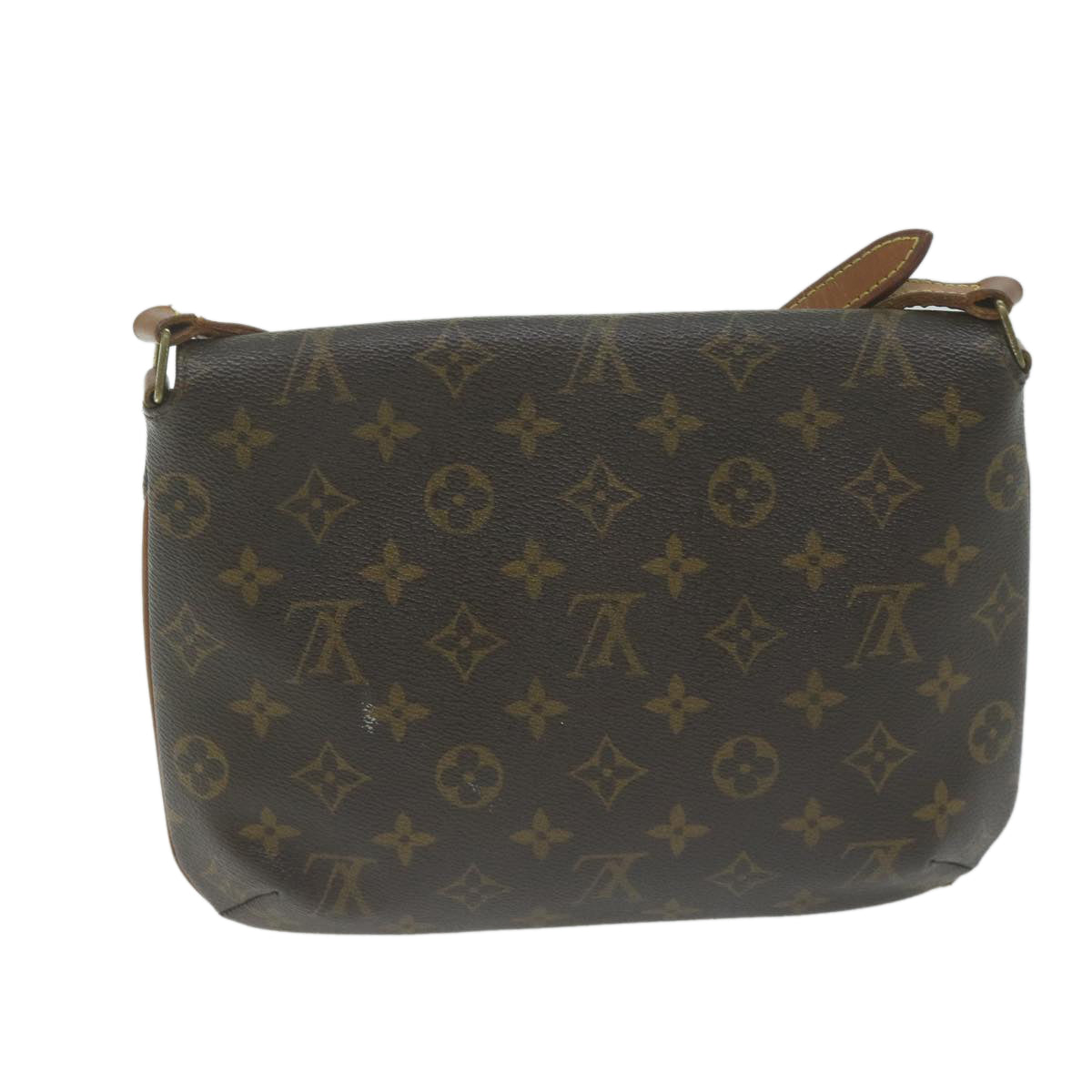 LOUIS VUITTON Monogram Musette Tango Short Strap Shoulder Bag M51257 Auth 65813