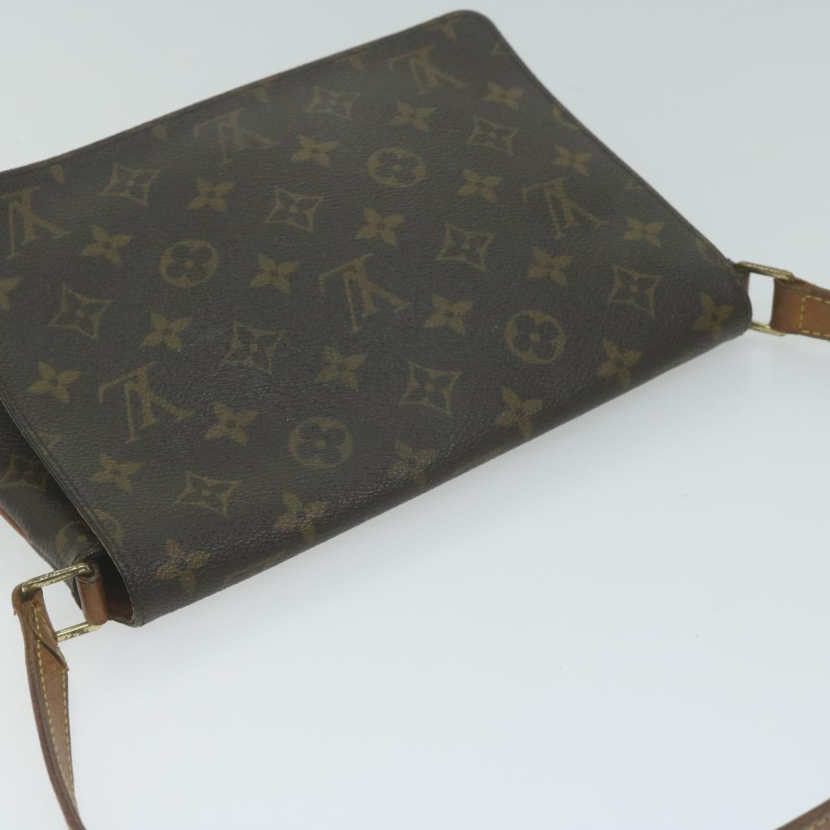 LOUIS VUITTON Monogram Musette Tango Short Strap Shoulder Bag M51257 Auth 65813