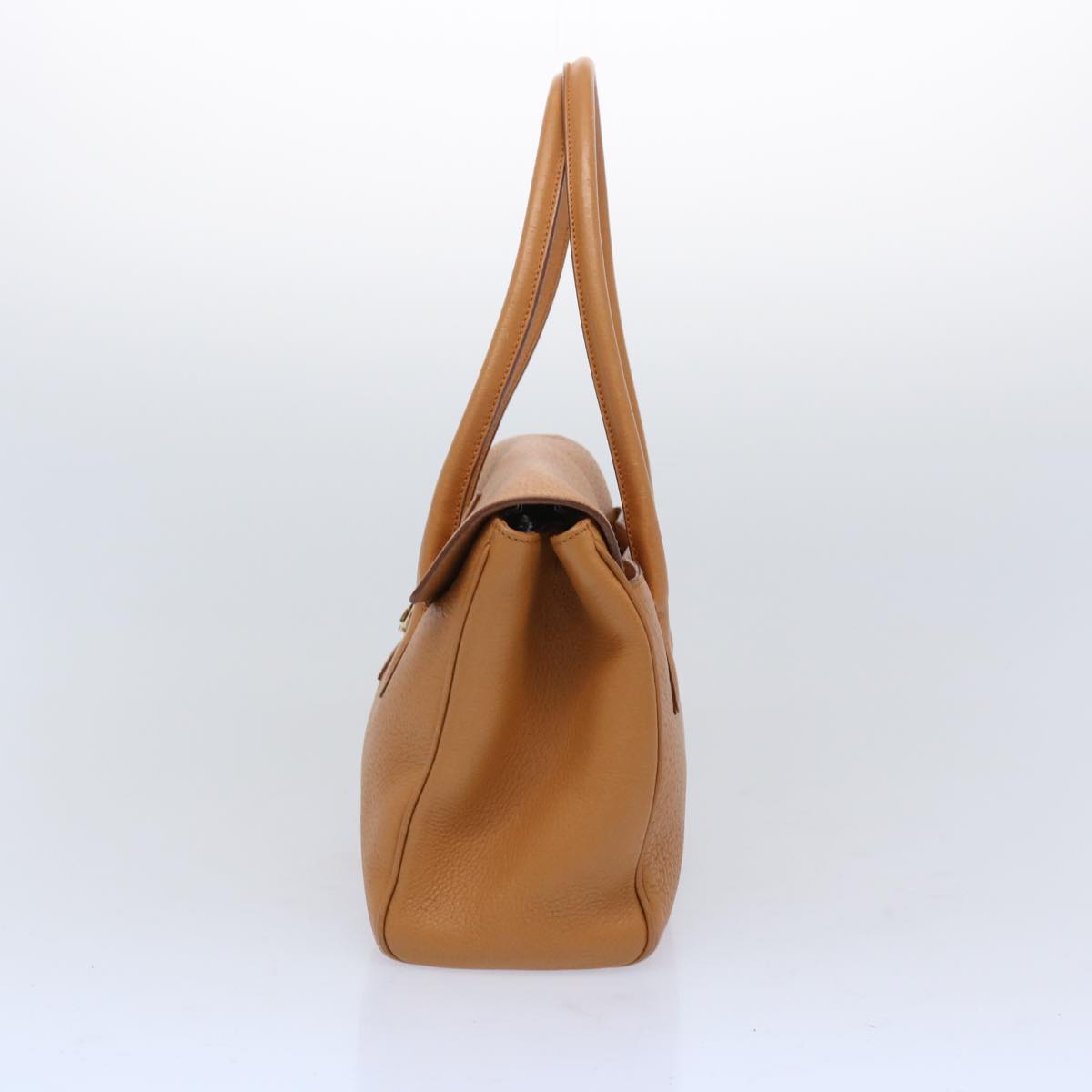 Salvatore Ferragamo Shoulder Bag Leather Brown Auth 65830