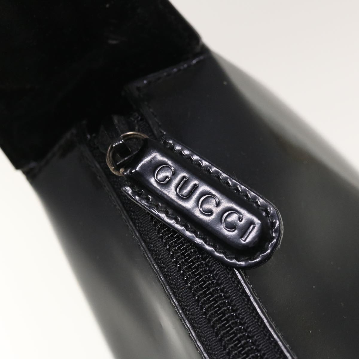 GUCCI Shoulder Bag Leather Black 001 1364 Auth 65833