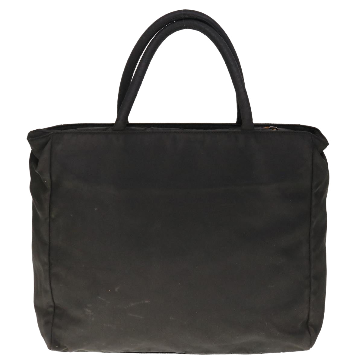 PRADA Hand Bag Nylon Black Auth 65834 - 0