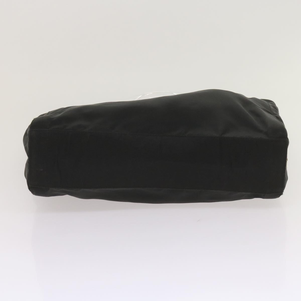 PRADA Hand Bag Nylon Black Auth 65839