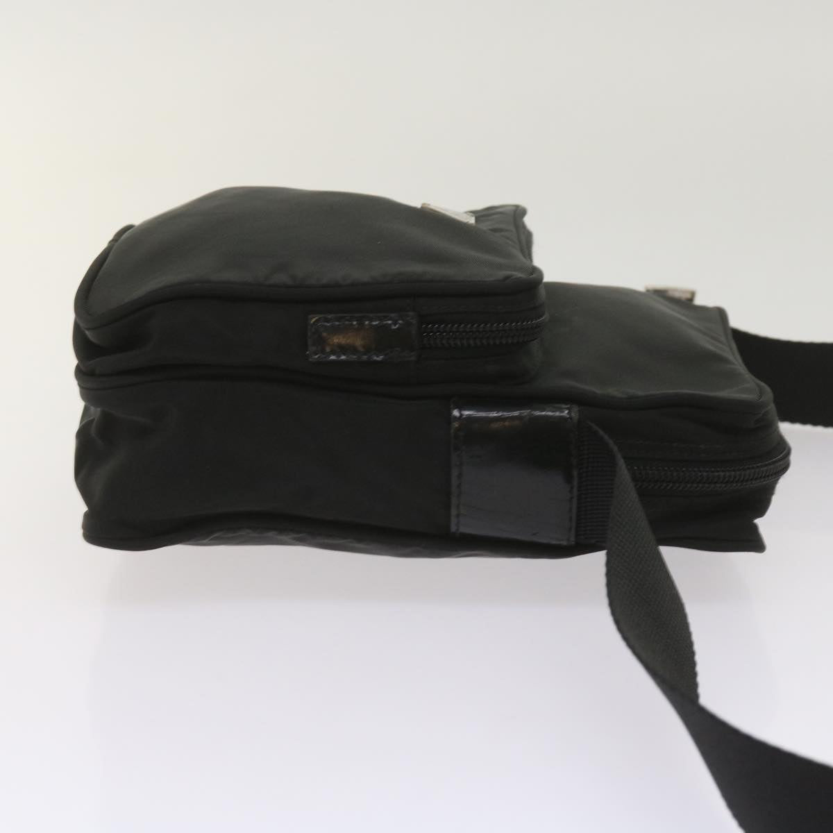 PRADA Shoulder Bag Nylon Black Auth 65880