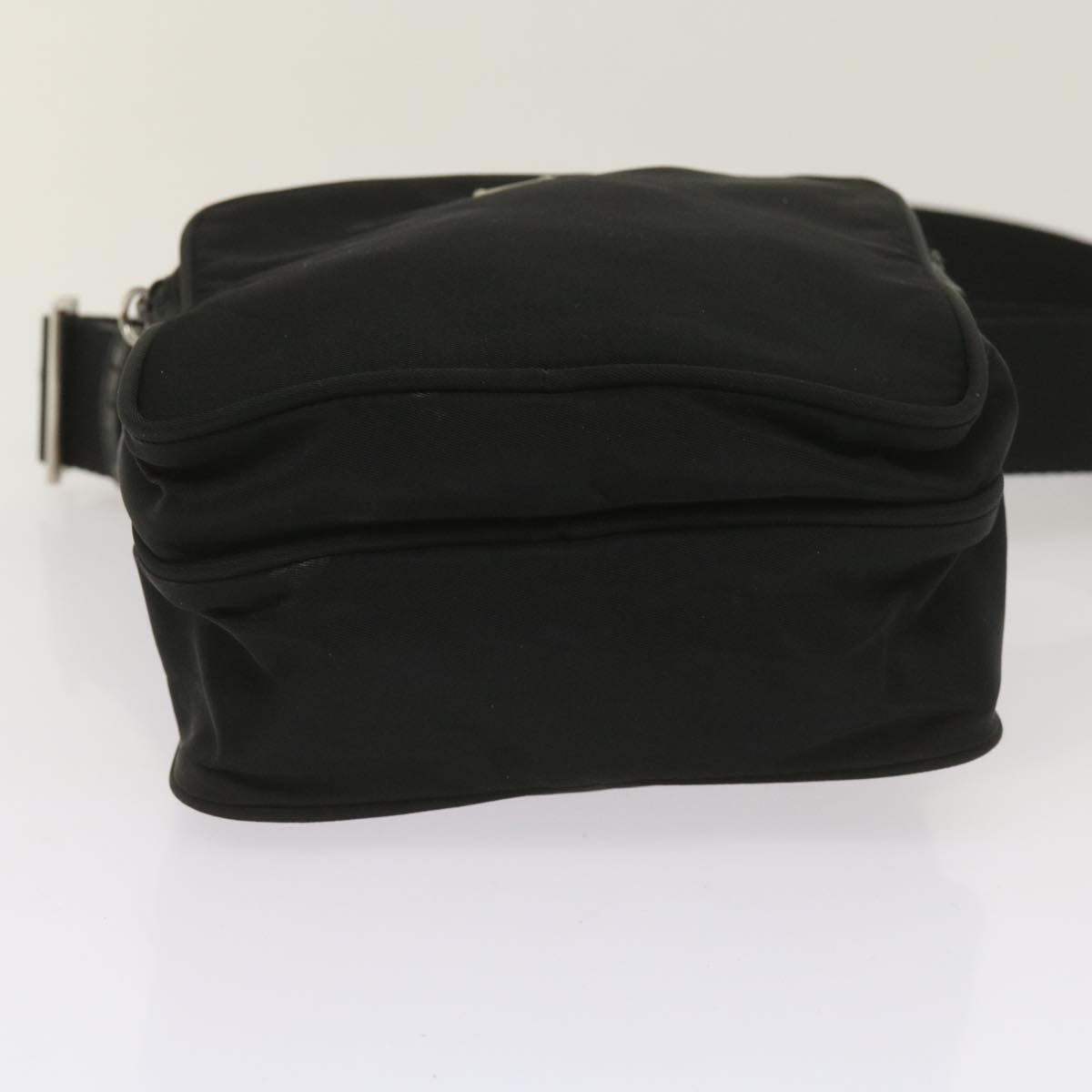 PRADA Shoulder Bag Nylon Black Auth 65880