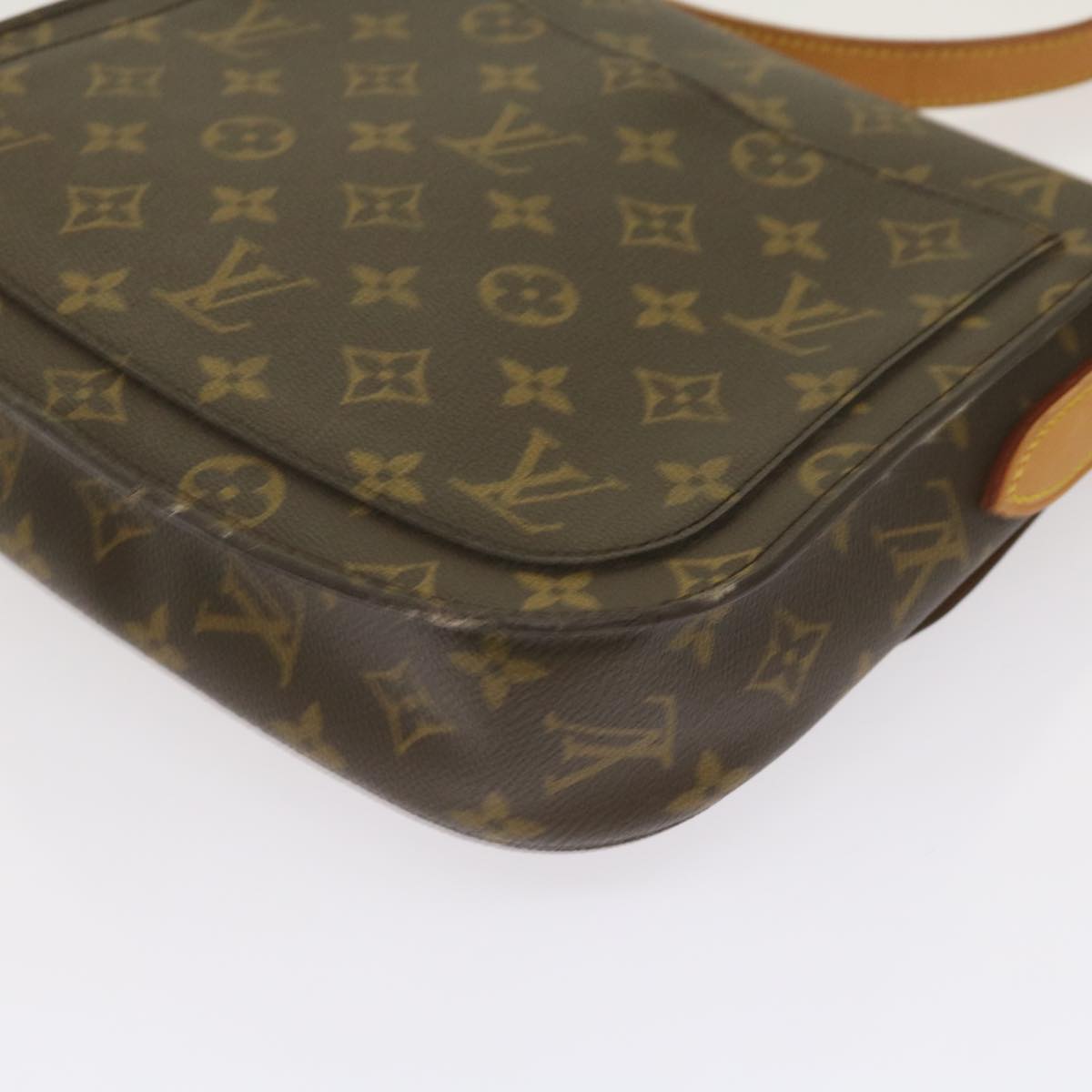 LOUIS VUITTON Monogram Saint Cloud GM Shoulder Bag M51242 LV Auth 65914