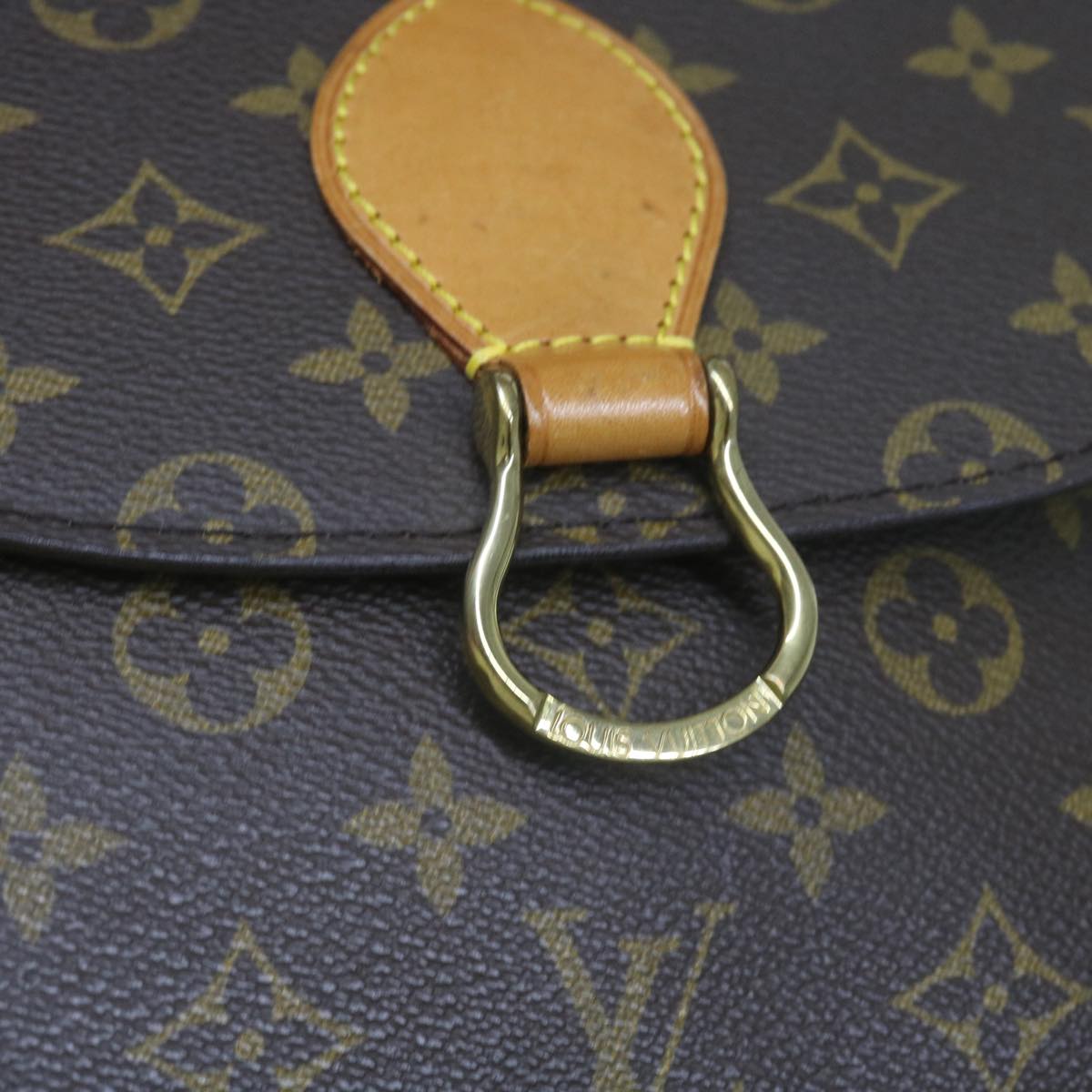 LOUIS VUITTON Monogram Saint Cloud GM Shoulder Bag M51242 LV Auth 65914