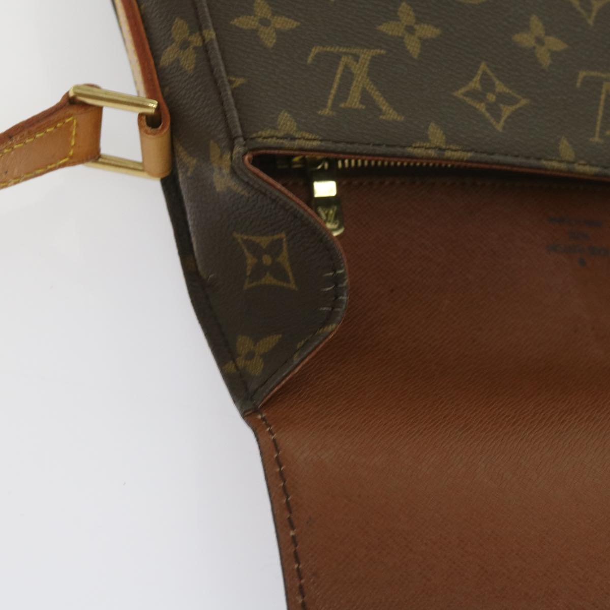 LOUIS VUITTON Monogram Saint Cloud GM Shoulder Bag M51242 LV Auth 65914