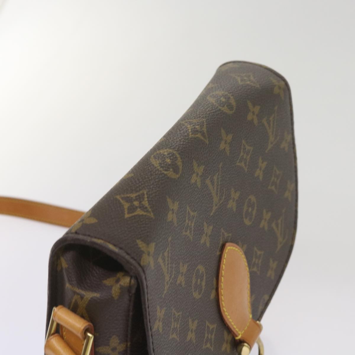 LOUIS VUITTON Monogram Saint Cloud GM Shoulder Bag M51242 LV Auth 65914