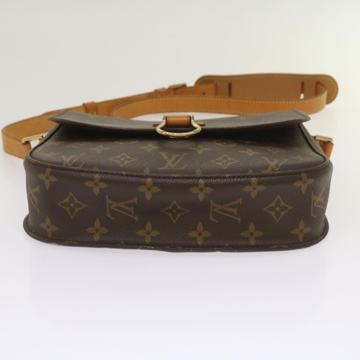 LOUIS VUITTON Monogram Saint Cloud GM Shoulder Bag M51242 LV Auth 65914