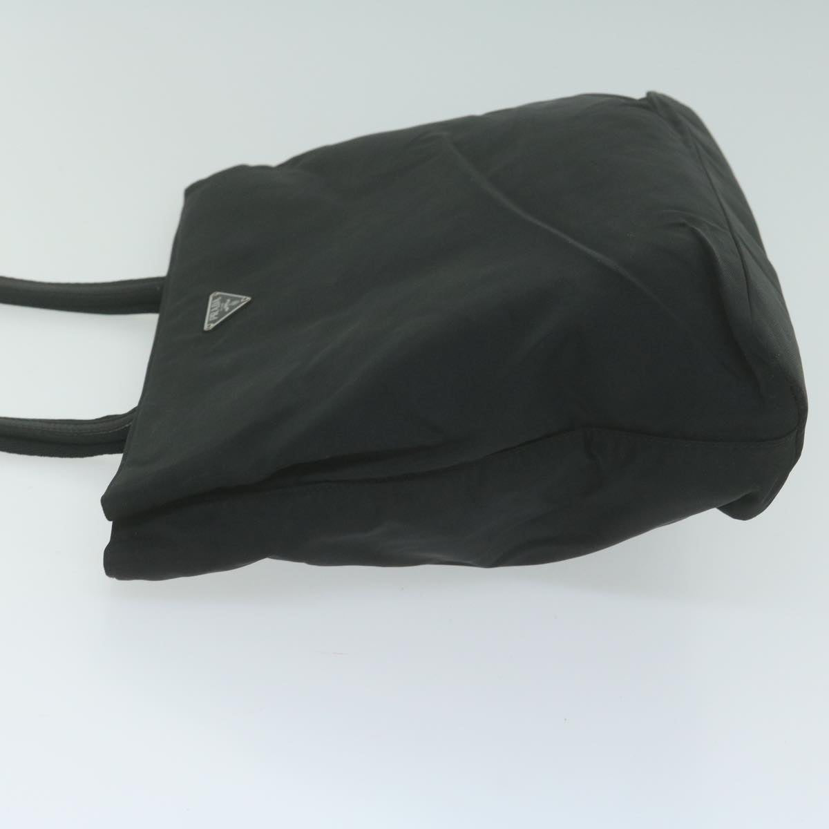 PRADA Tote Bag Nylon Black Auth 65963