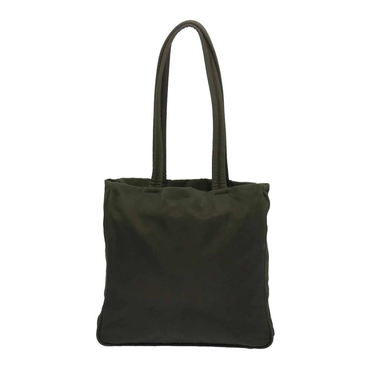 PRADA Tote Bag Nylon Khaki Auth 65977 - 0