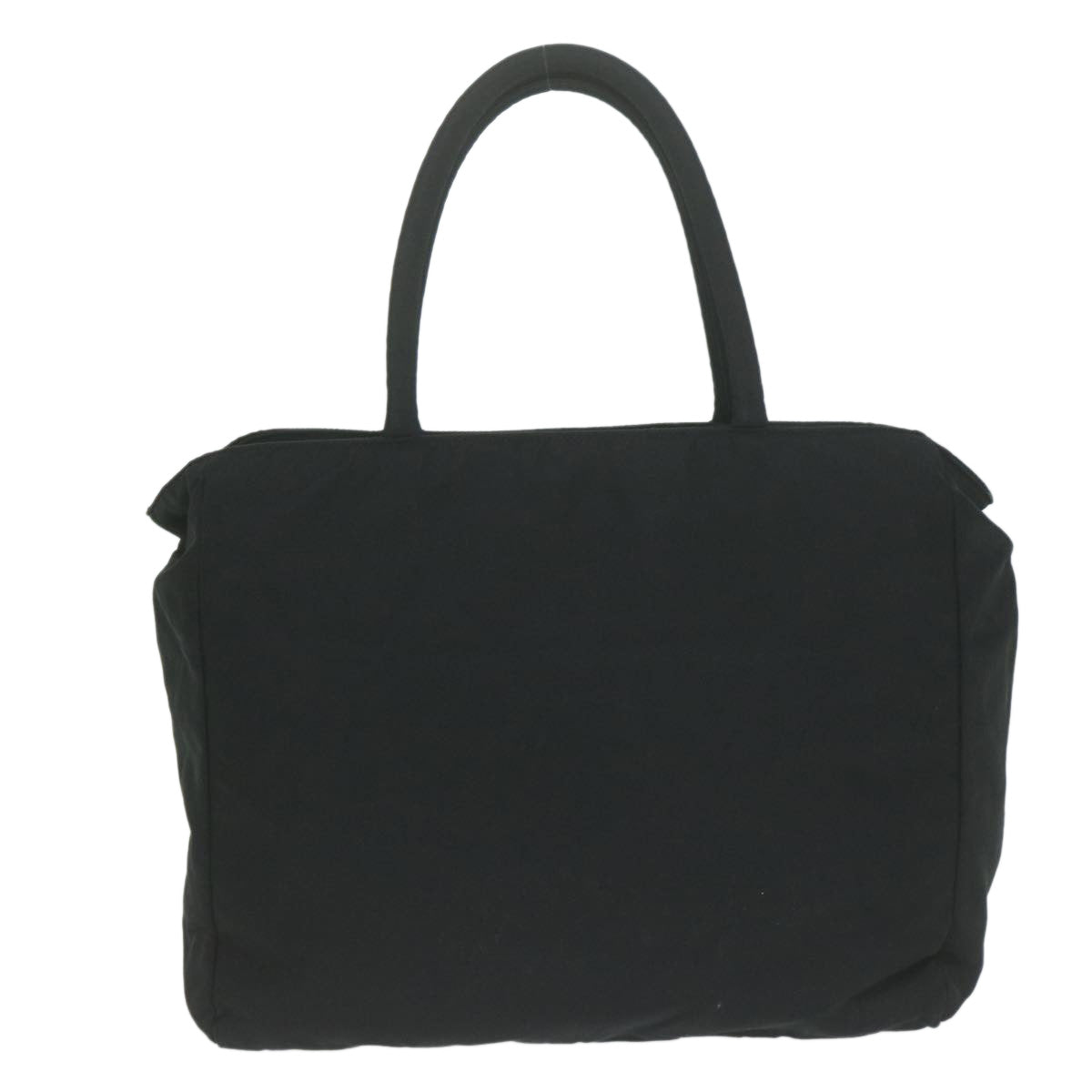PRADA Hand Bag Nylon Black Auth 65982 - 0