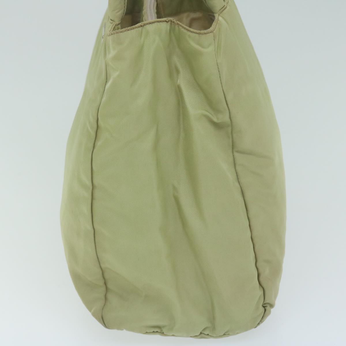 PRADA Hand Bag Nylon Khaki Auth 65996