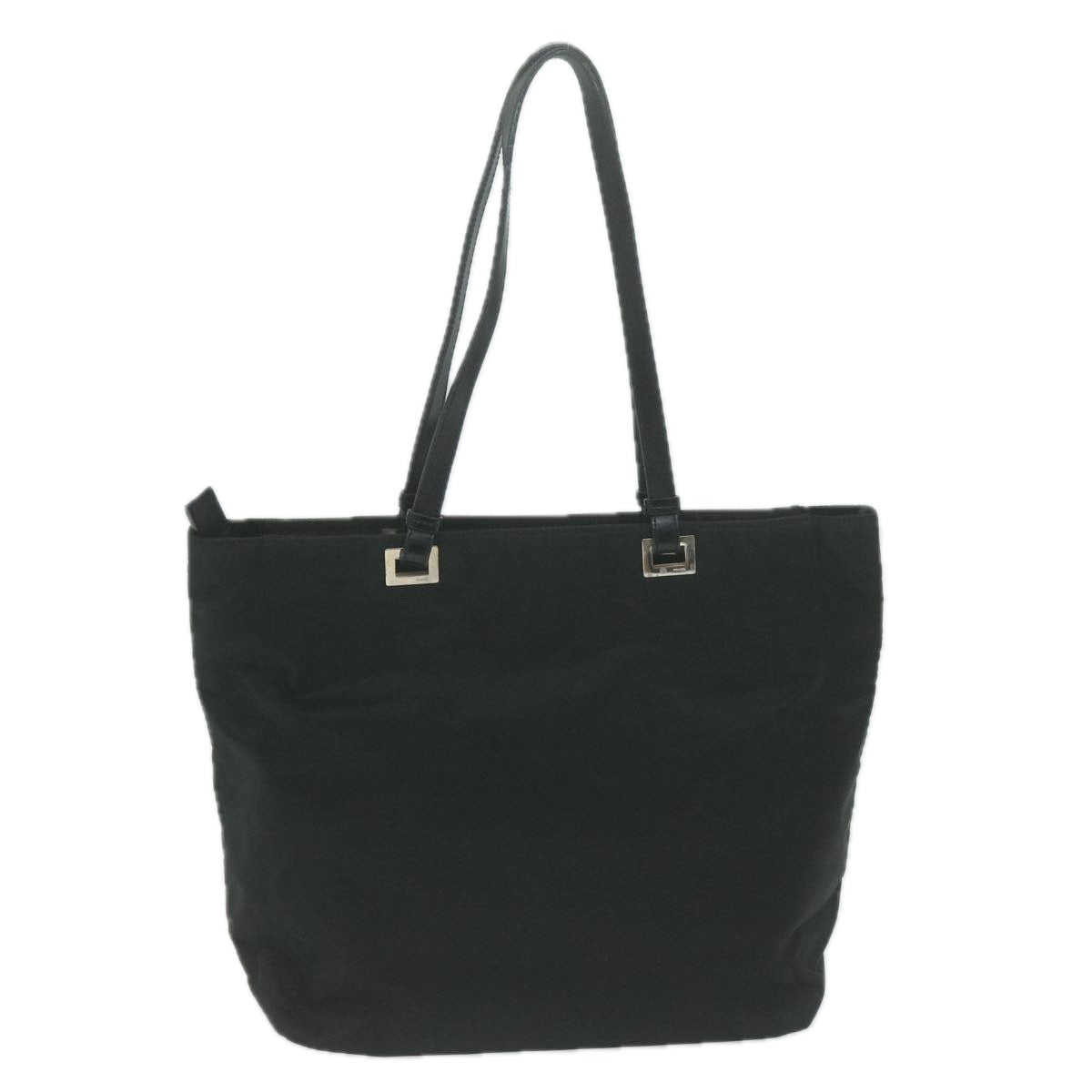 PRADA Tote Bag Nylon Black Auth 65999 - 0