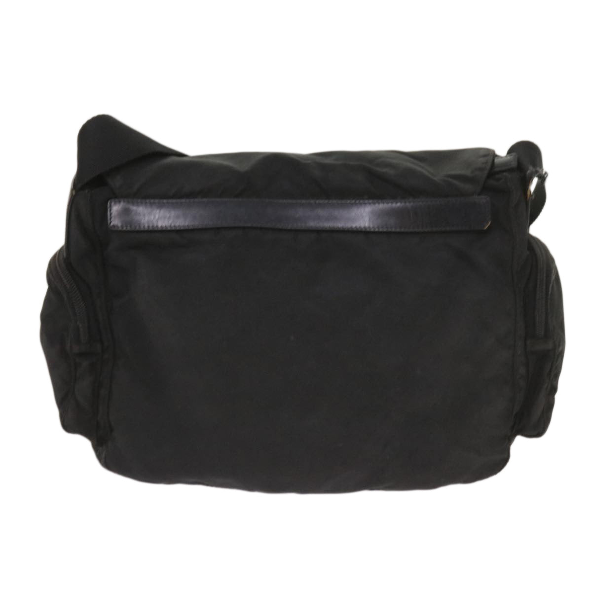 PRADA Shoulder Bag Nylon Black Auth 66000 - 0