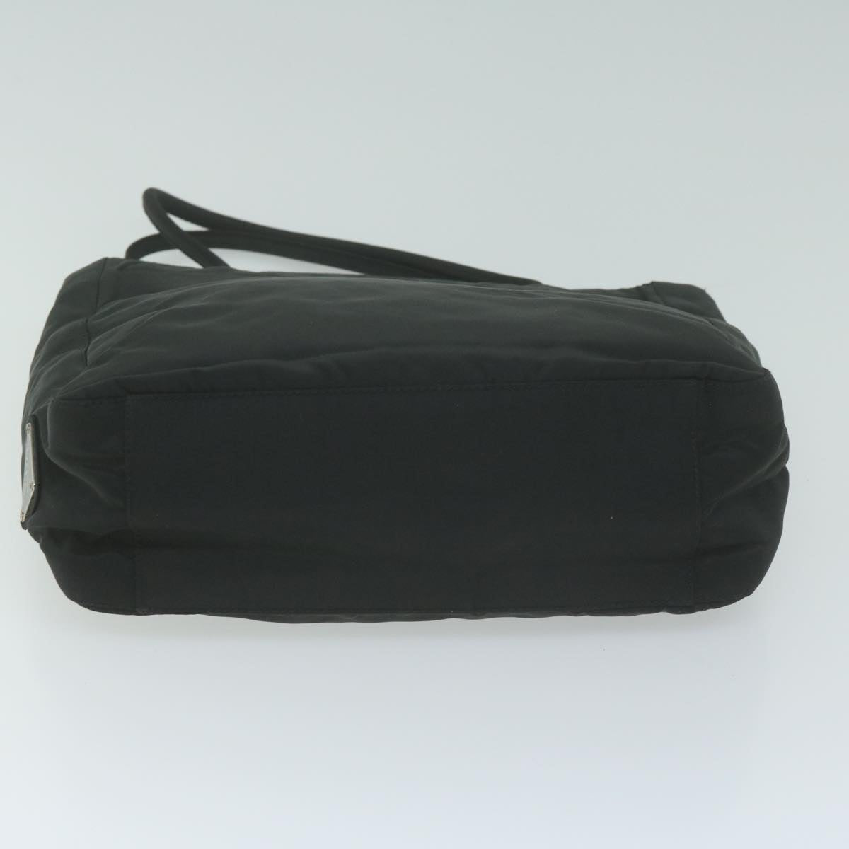 PRADA Hand Bag Nylon Black Auth 66002