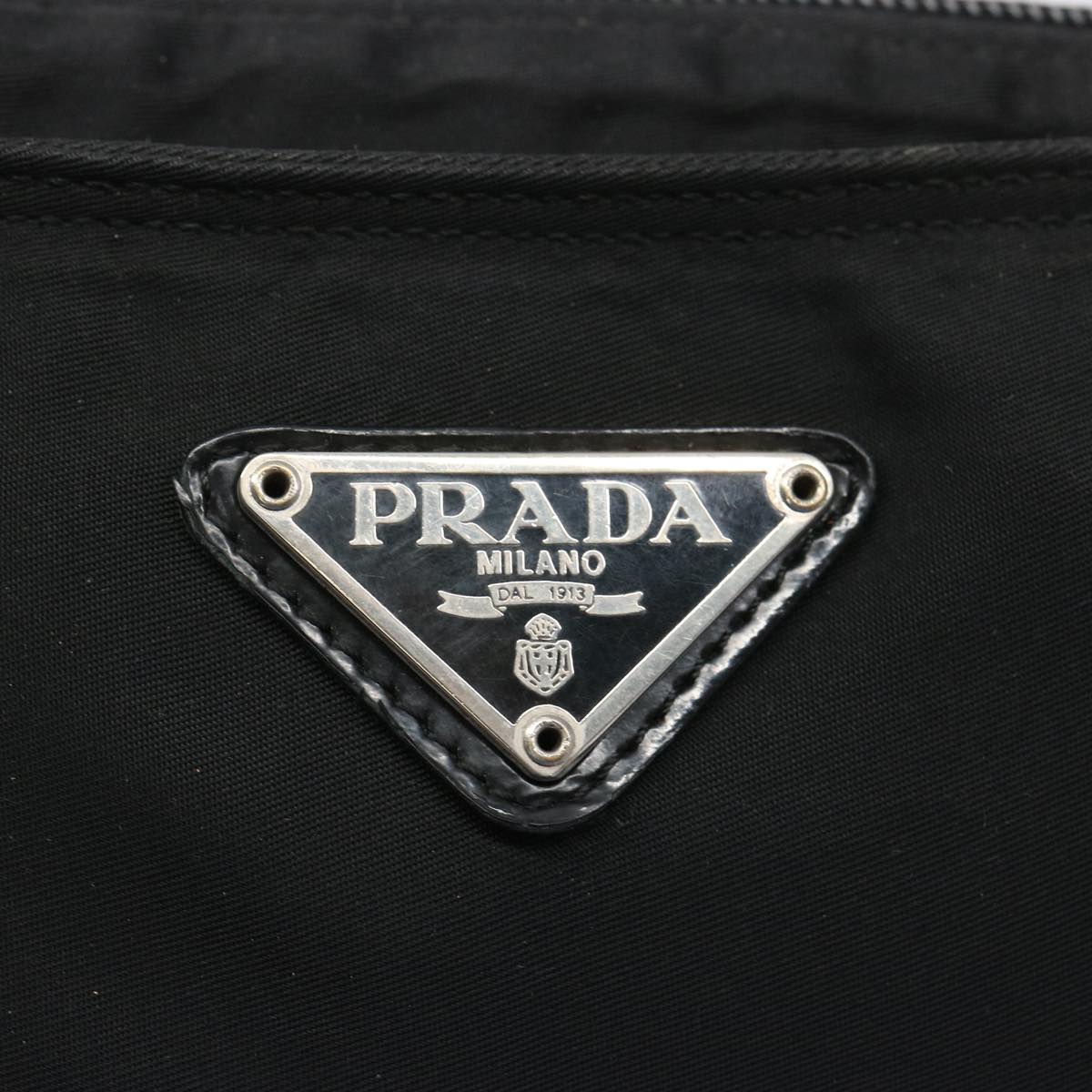 PRADA Shoulder Bag Nylon Black Auth 66003