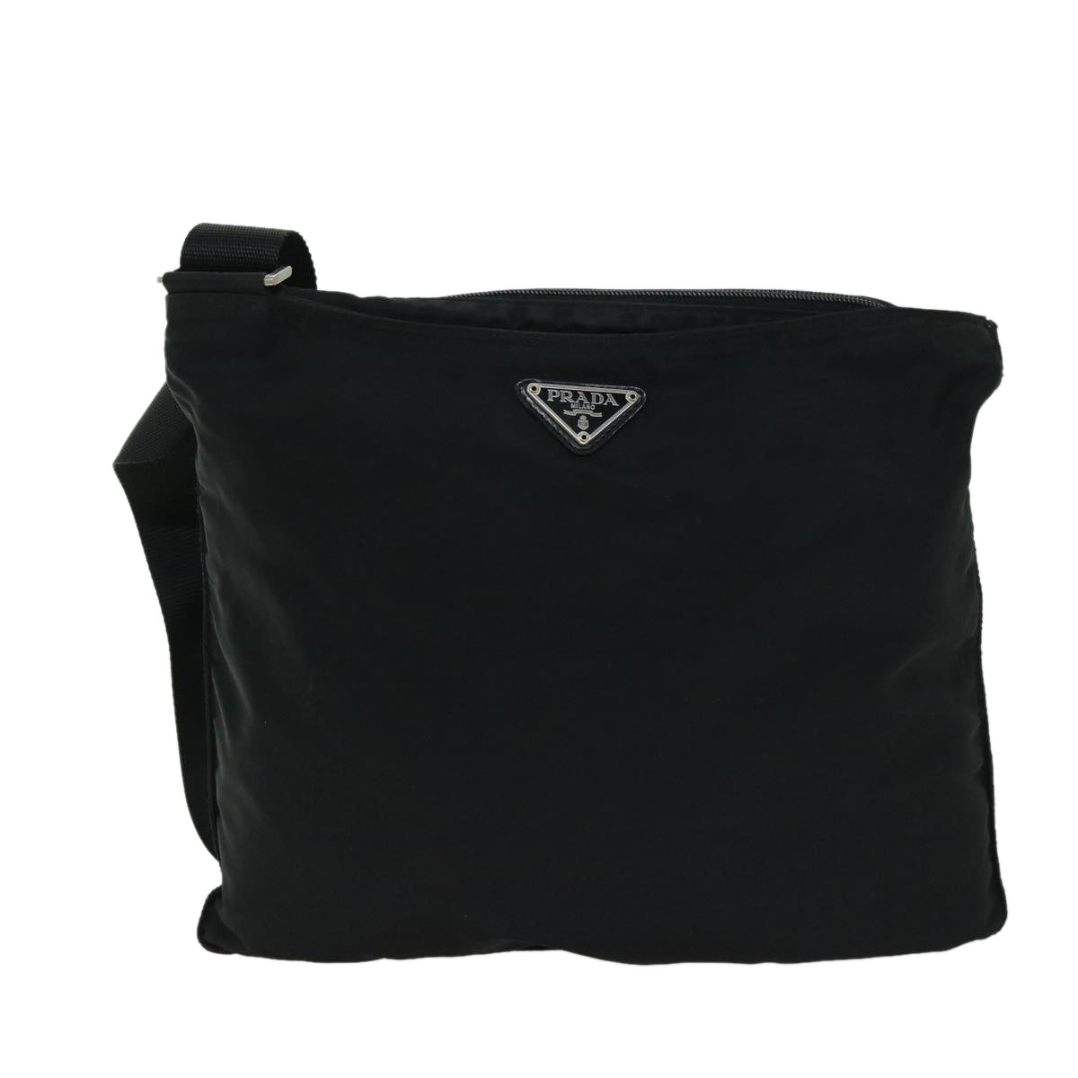 PRADA Shoulder Bag Nylon Black Auth 66003 - 0