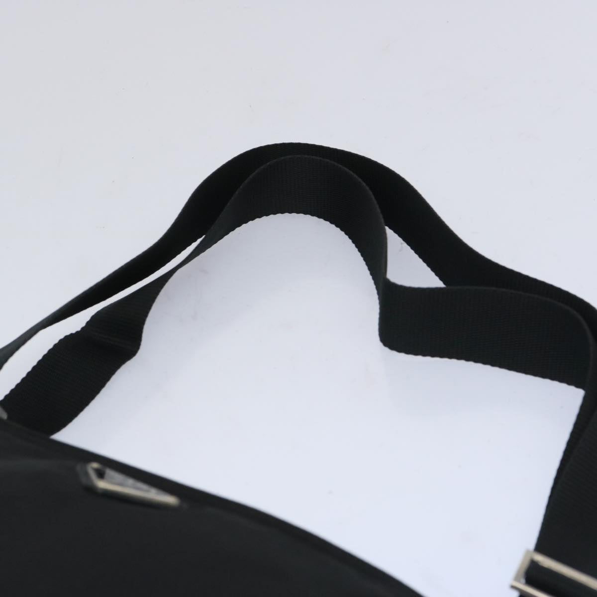 PRADA Shoulder Bag Nylon Black Auth 66003