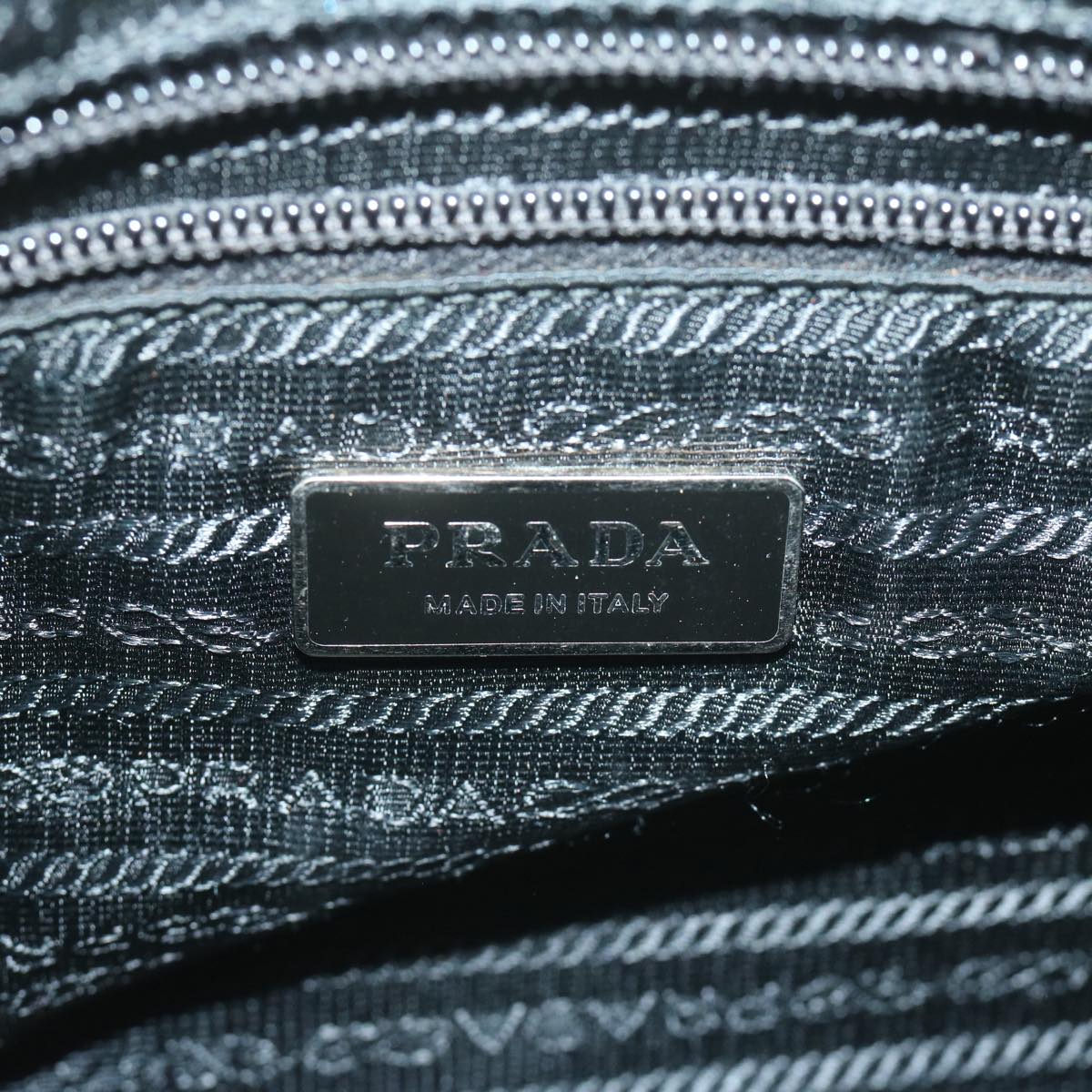 PRADA Shoulder Bag Nylon Black Auth 66006