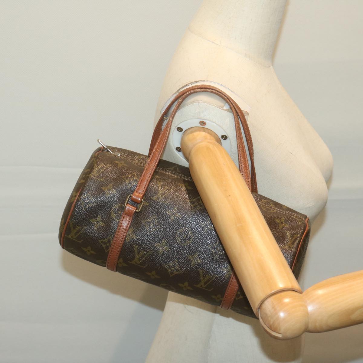 LOUIS VUITTON Monogram Papillon 26 Hand Bag M51386 LV Auth 66011